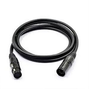 New XLR Cable 6.5ft – Male to Female 3-Pin Mic Audio Cord for Mixer/Speaker